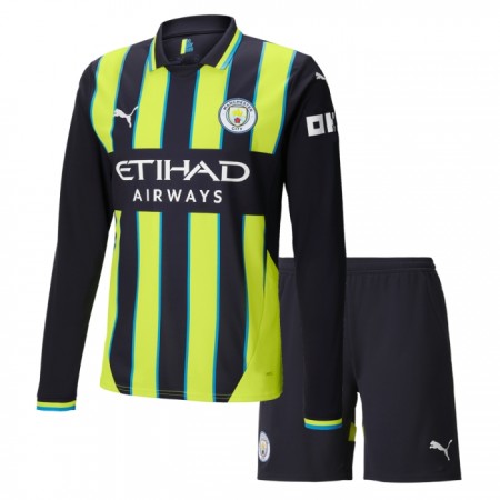 Maglia Manchester City Bambino Trasferta Divisa 2024-25 ML Maglia Manchester City Bambino Trasferta Divisa 2024-25 ML